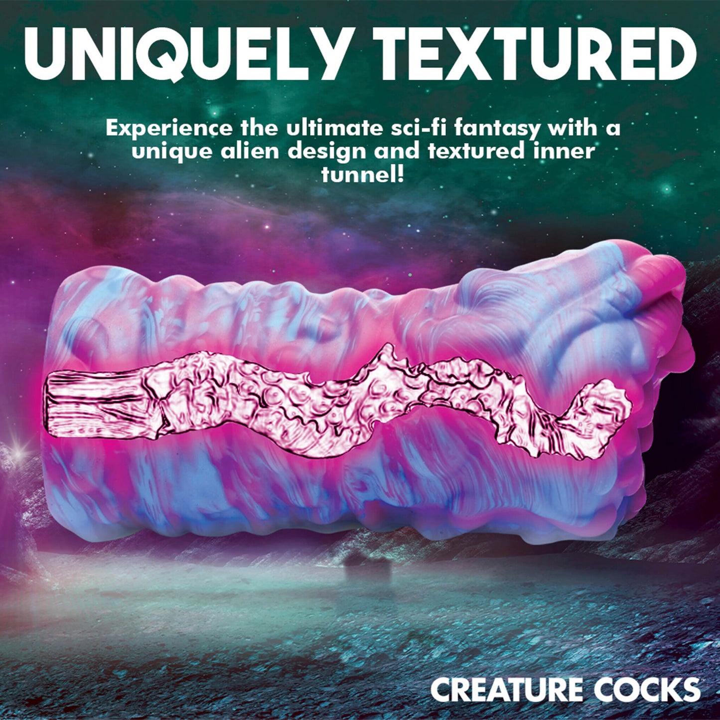 Creature Cocks Cyclone Squishy Alien Vagina Stroker(mid Oct)