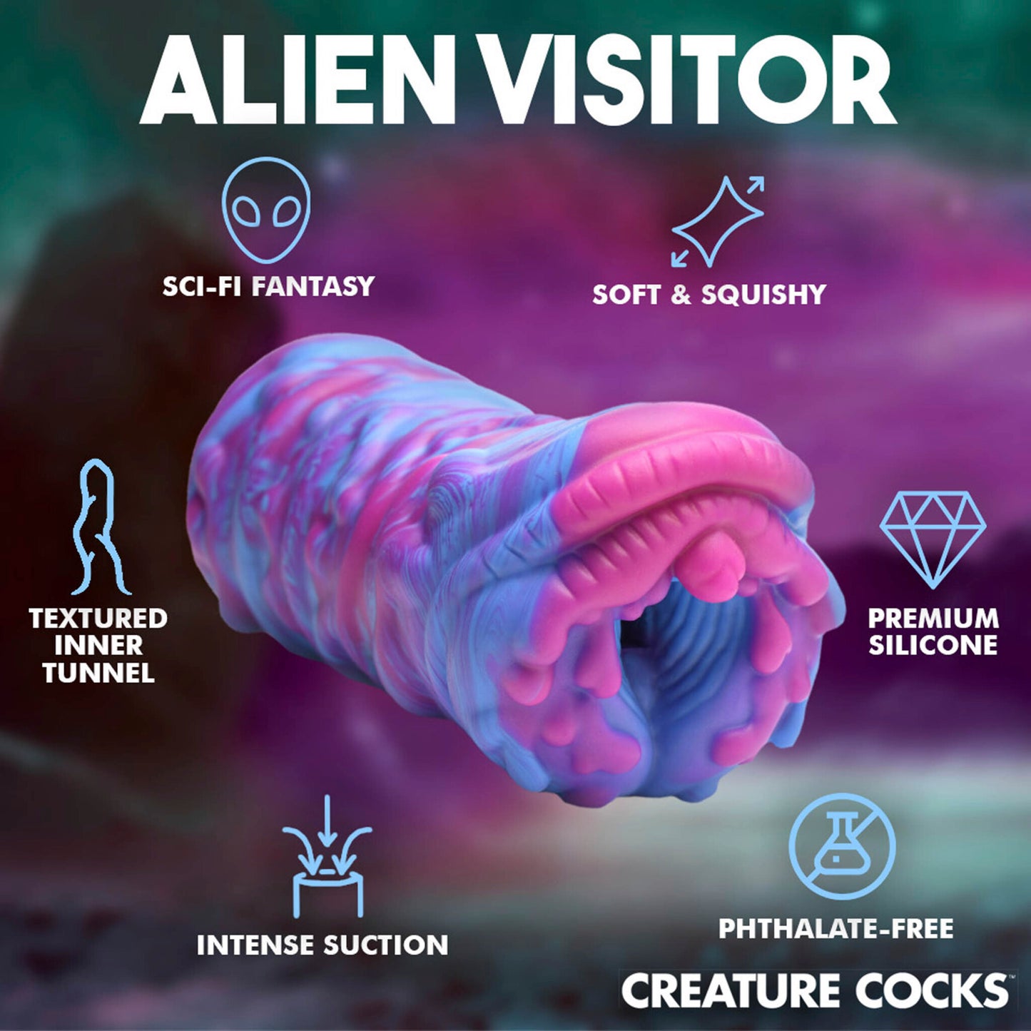 Creature Cocks Cyclone Squishy Alien Vagina Stroker(mid Oct)