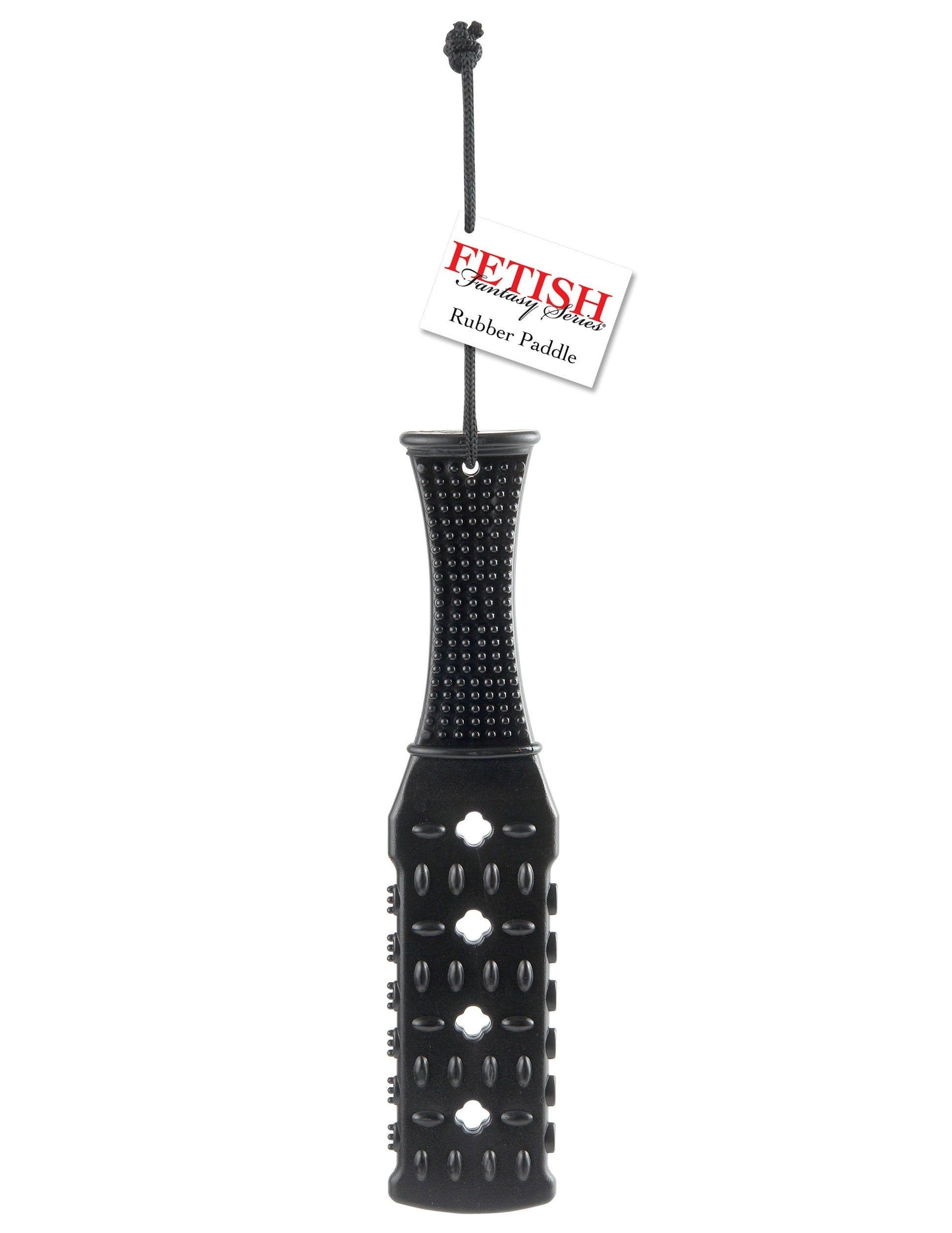 Fetish Fantasy Rubber Paddle Black