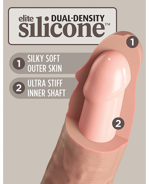 King Cock Elite 7 In Vibrating Dual Density