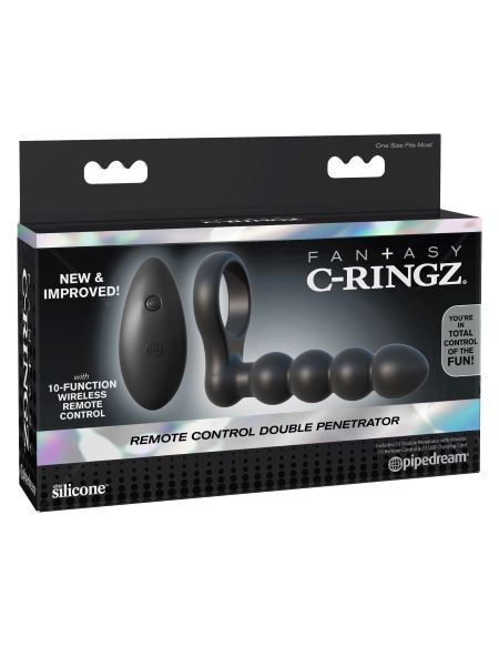 Fantasy C-ringz Remote Double Penetrator