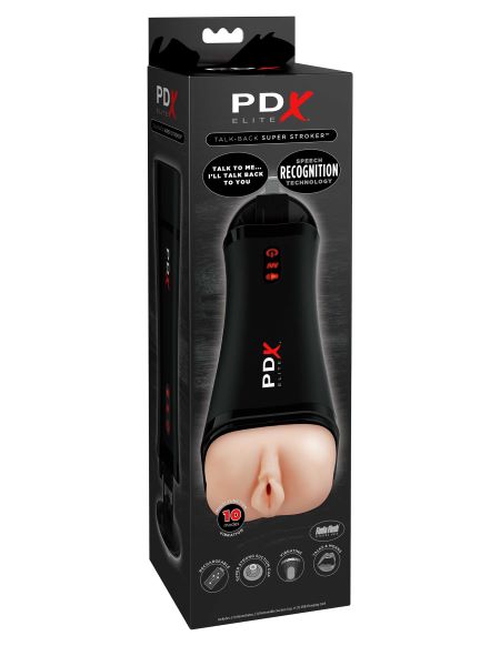 Pdx Elite Talk Back Super Stroker