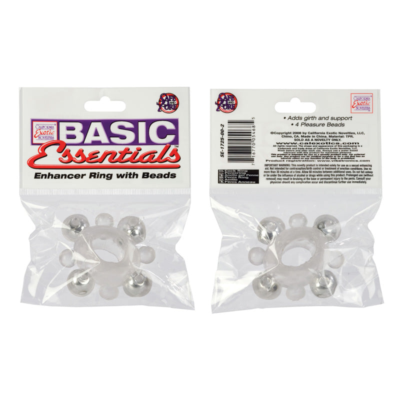 Basic Essentials Enhancer Ring With Beads