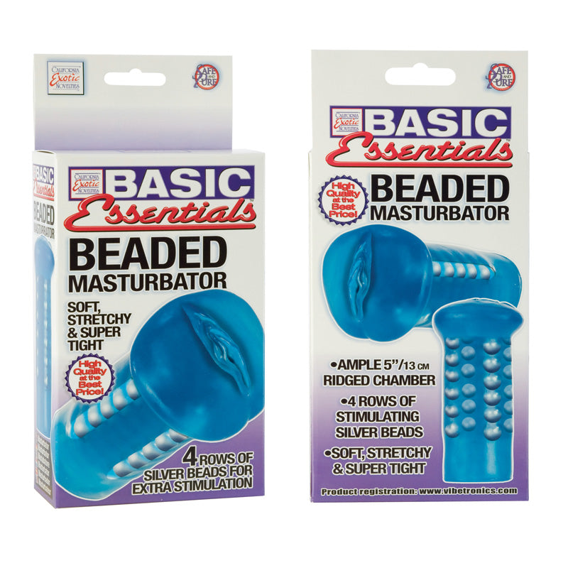 Basic Essentials Beaded Masturbator