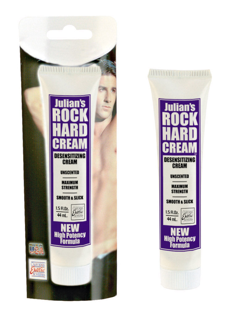 Julian's Rock Hard Cream 2 Oz (packaged)