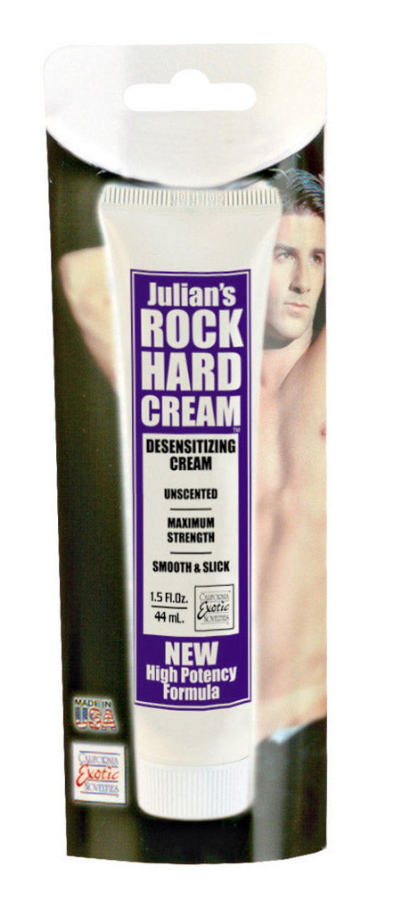 Julian's Rock Hard Cream 2 Oz (packaged)