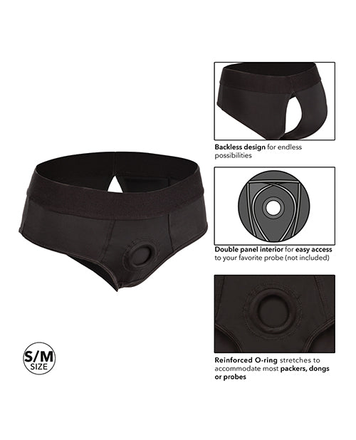 Boundless Backless Brief Harness Black
