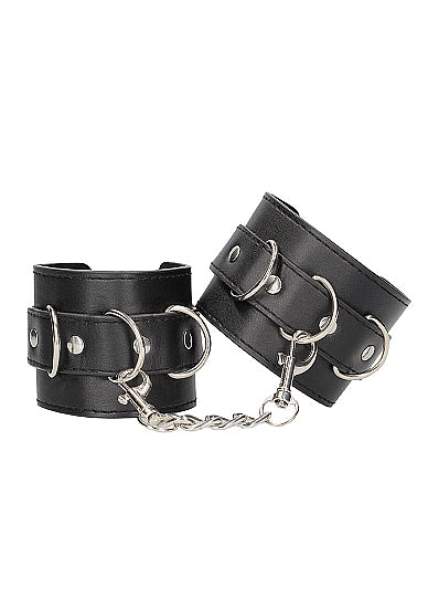 Bonded Leather Hand Or Ankle Cuffs W/ Adjustable Straps