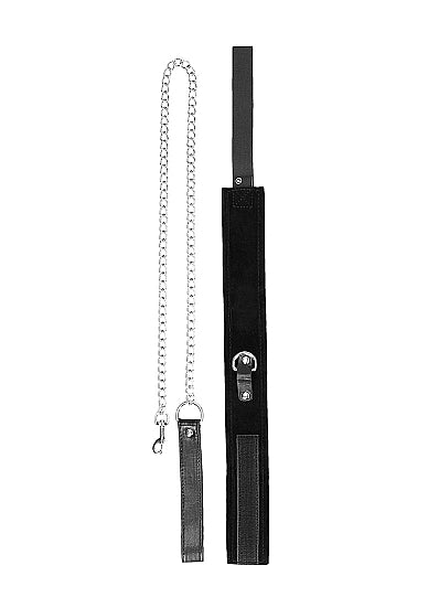 Velcro Collar W/ Leash And Hand Cuffs W Adjustable Straps