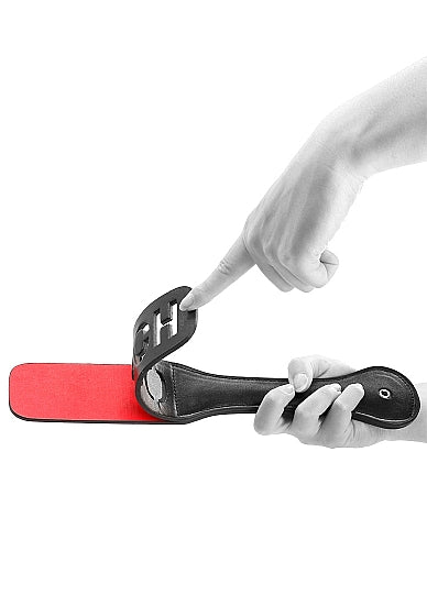 Bonded Leather Paddle Ouch" "