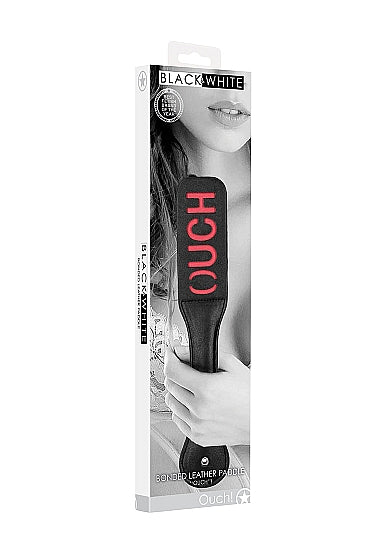 Bonded Leather Paddle Ouch" "