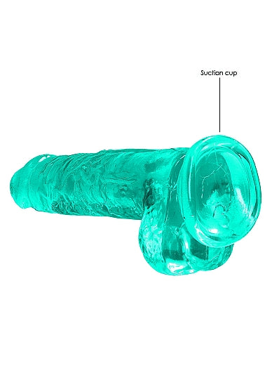 Realrock 8in Realistic Dildo W/ Balls