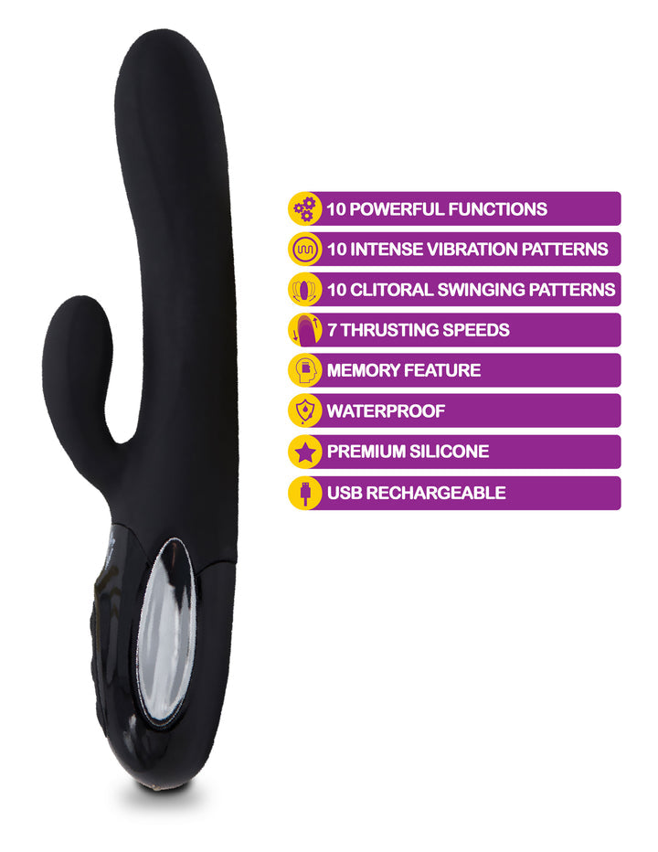 Viben Hypnotic Thrusting Rabbit W/ Clit Stim