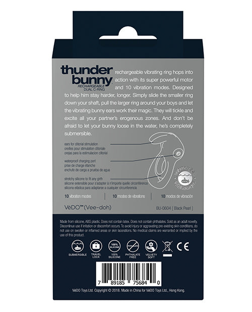 Vedo Thunder Bunny Dual Ring Rechargeable