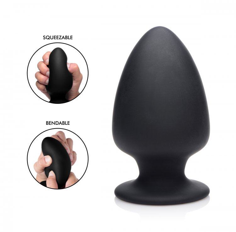 Squeeze-it Silexpan Anal Plug Black Vybrant Keene Squeeze-it Silexpan Anal Plug Black Vybrant Keene