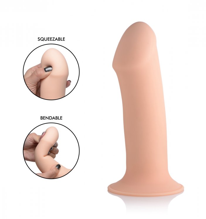 Squeeze-it Squeezable Thick Phallic Dildo