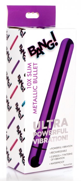 Bang! 10x Slim Metallic Bullet