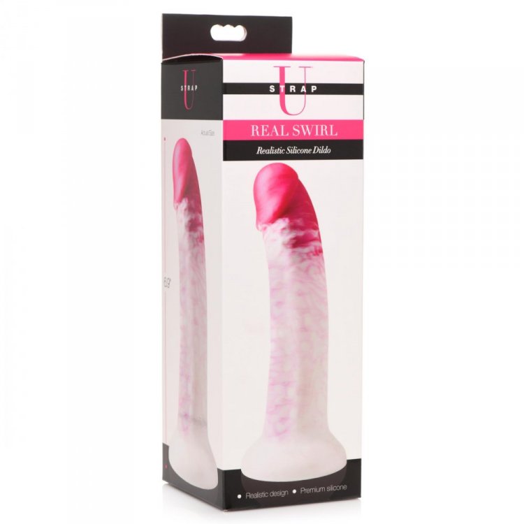 Strap U Real Swirl Realistic Dildo