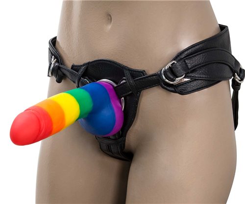 Addiction 100% Silicone Justin 8 Rainbow "