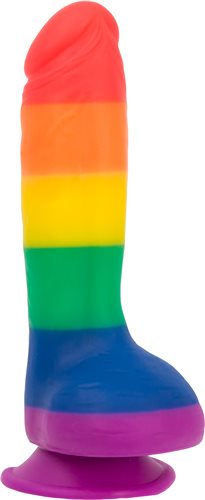 Addiction 100% Silicone Justin 8 Rainbow "