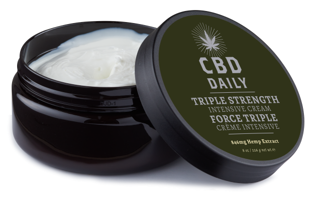 Cbd Daily Intensive Cream Triple Strength 8 Oz