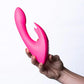 Leah Rechargeable Silicone Rabbit Massager Neon Pink