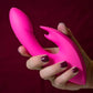 Leah Rechargeable Silicone Rabbit Massager Neon Pink