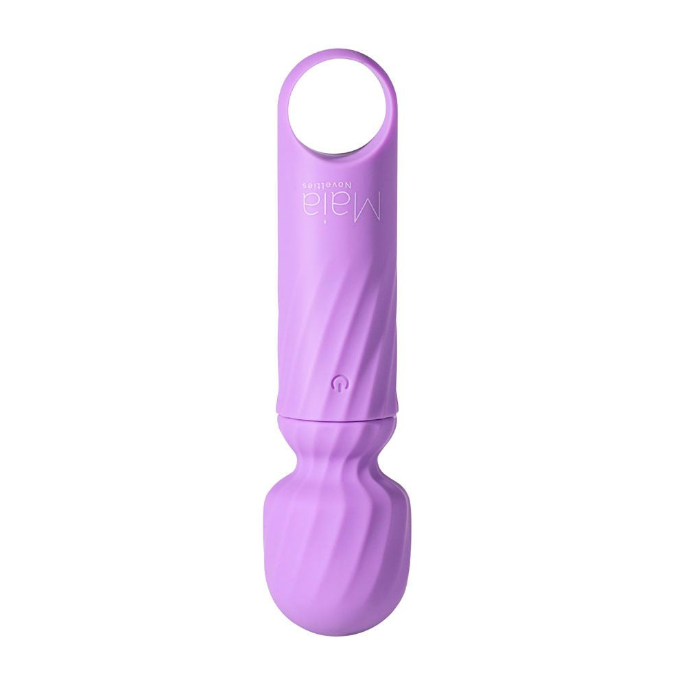 Dolly Purple Silicone Mini Wand Rechargeable