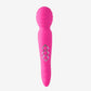 Zoe Rechargeable Dual Vibrating Wand Hot Pink