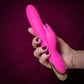 Dream Supercharged Silicone Rabbit Rechargeable Pink