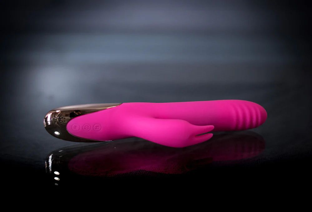 Dream Supercharged Silicone Rabbit Rechargeable Pink