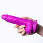 Josi 8in Realistic Silicone Dong Purple