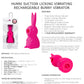 Hunni Bunny Shaped Suction Vibrator