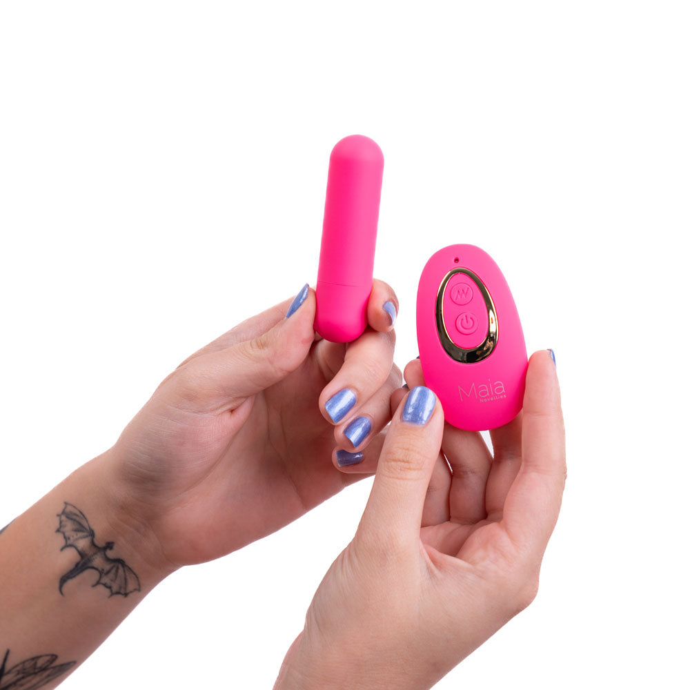 Jessi Pink Remote Mini Bullet