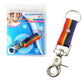 Nylon Key Tag W/scissor Snap