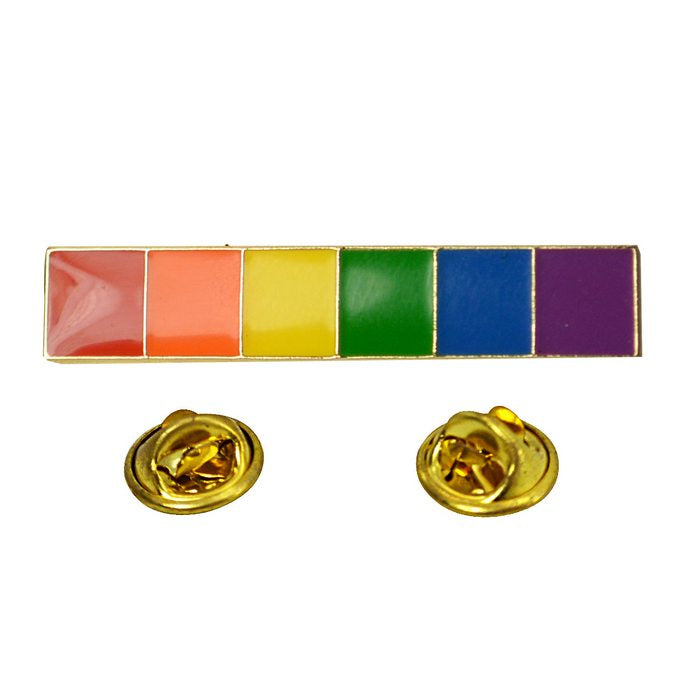 Lapel Pin Rainbow Bar