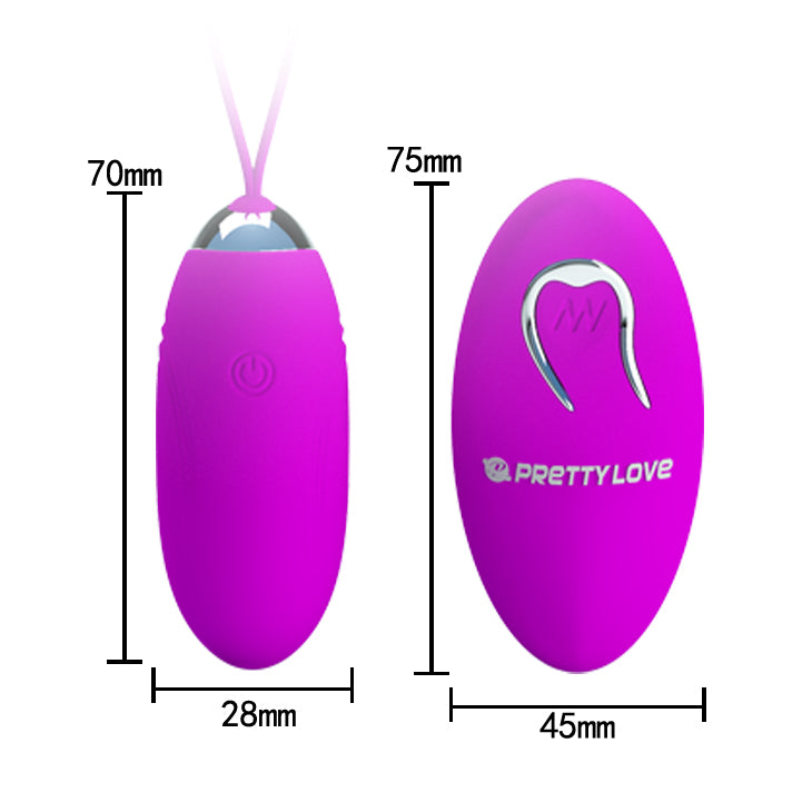 Pretty Love Jenny Remote Control Bullet Vibrator Purple