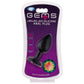 Cloud 9 Gems Black Silicone Anal Plug