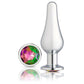 Cloud 9 Gems Silver Chromed Tall Anal Plug