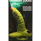 Creature Cocks Swamp Monster Green Scaly Silicone Dildo