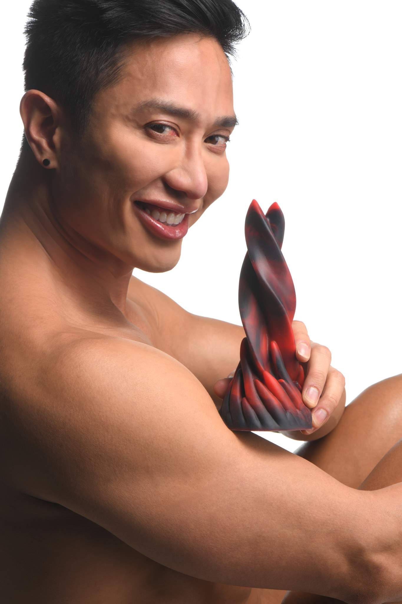 Creature Cocks Hell Kiss Twisted Silicone Dildo