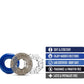Stay Hard Triple Stretch 3 Pk Cock Ring Multi Color