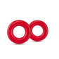 Stay Hard Donut Rings Red