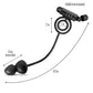 Anal Adventures Platinum Silicone Anal Plug W Vibrating C Ring Black