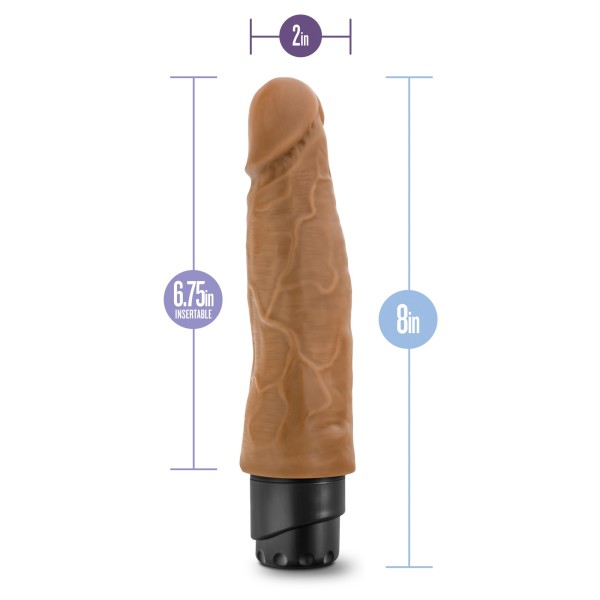 Dr Skin Cock Vibe #14 8 Mocha "