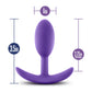 Luxe Wearable Vibra Slim Plug