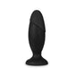 Anal Adventures Platinum Silicone Rocket Plug Black