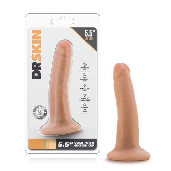 Dr Skin 5.5" Cock W/ Suction Cup