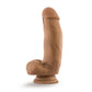 Dr Skin Silicone Dr Samuel 7 Dildo W Suction Cup Mocha "