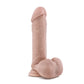 Dr Skin Plus 8in Posable Dildo W/ Balls